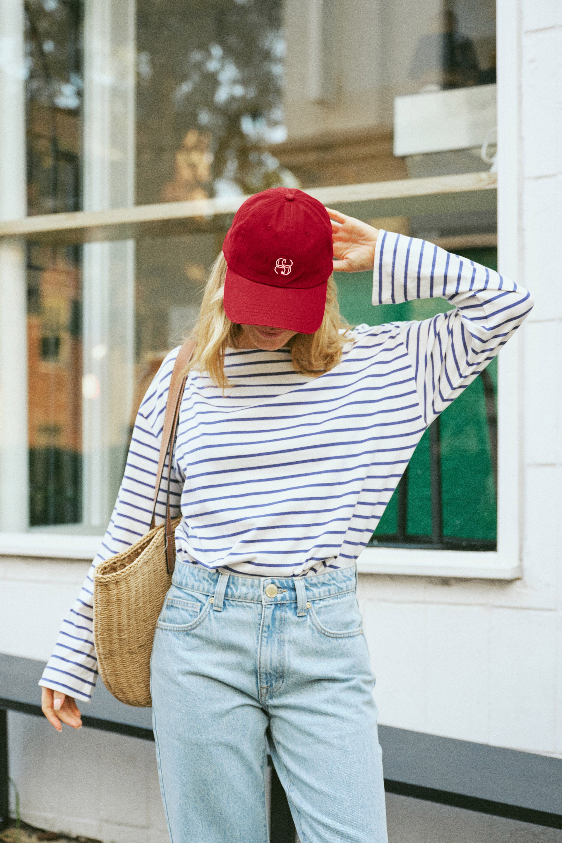 Ceres Life | Ceres Monogram Cap - Deep Red