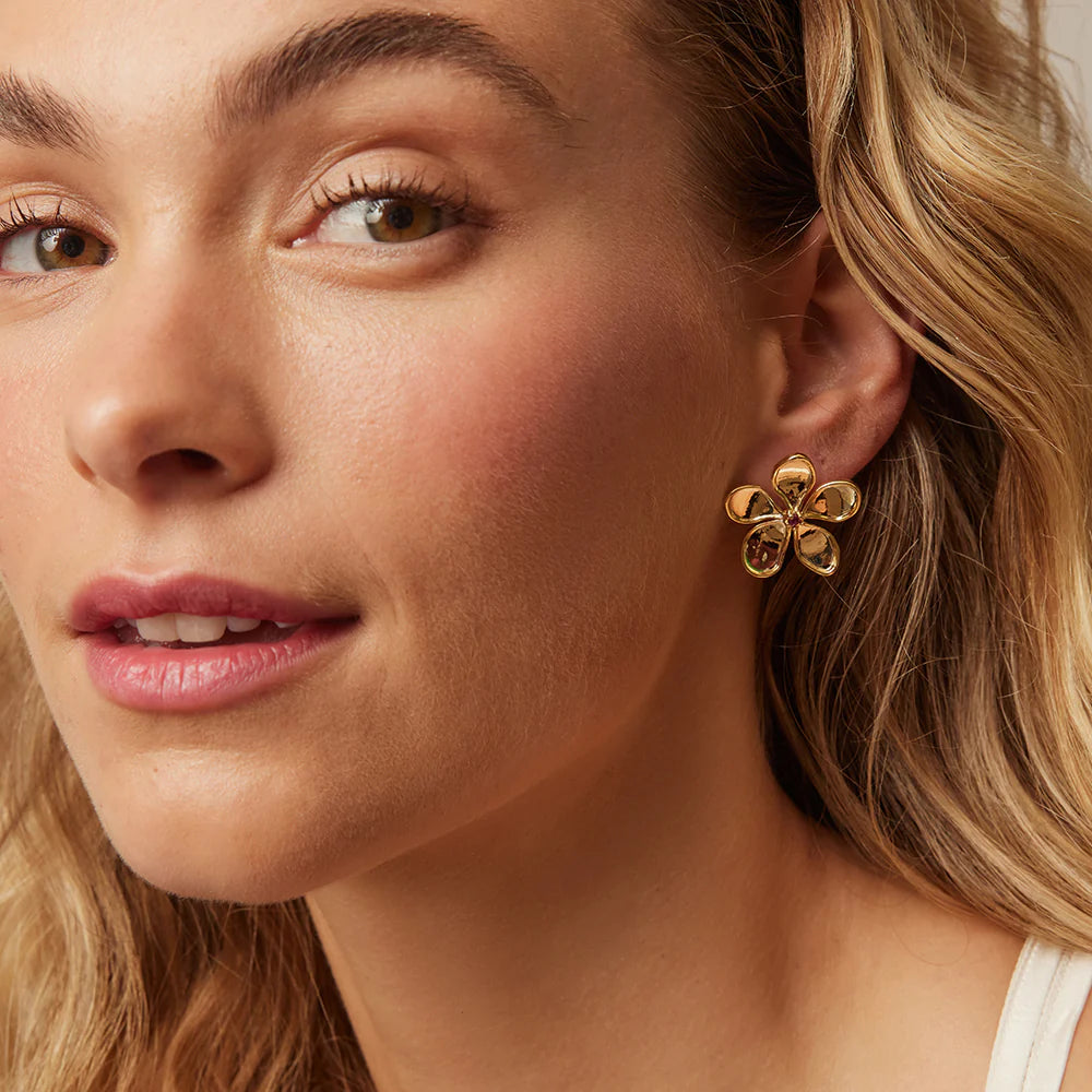 Jolie & Deen | Malibu Earrings  - Gold + Pink