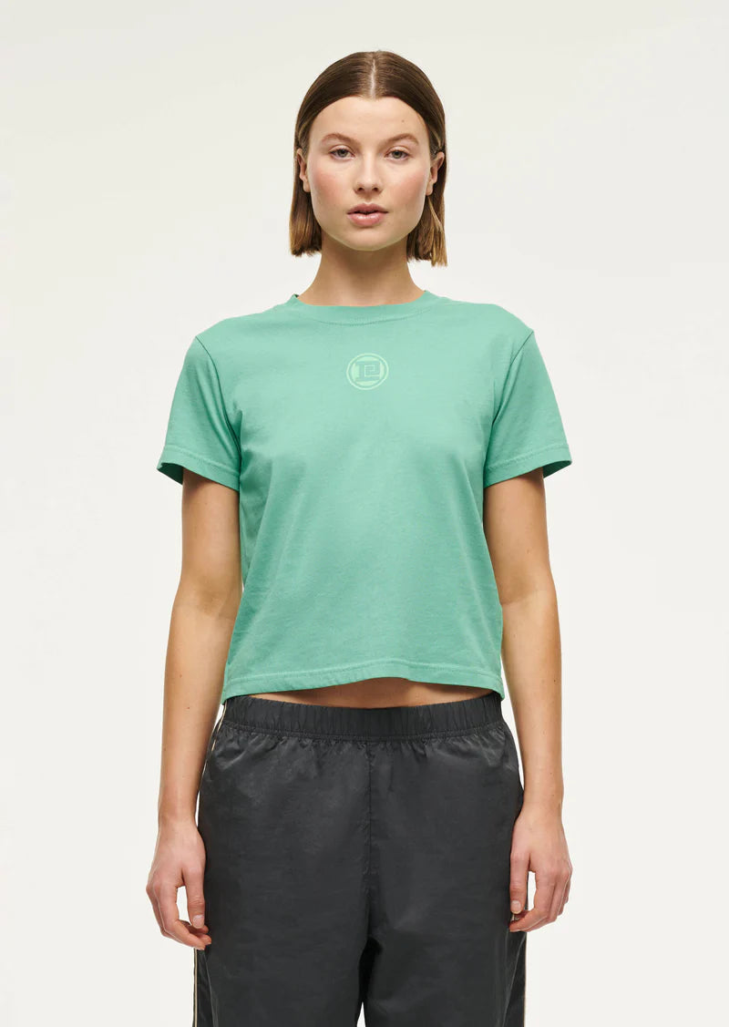 P.E Nation | Sportiv SS Tee - Washed Evergreen