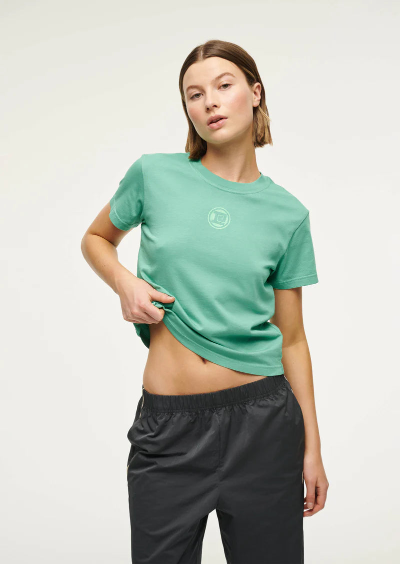 P.E Nation | Sportiv SS Tee - Washed Evergreen