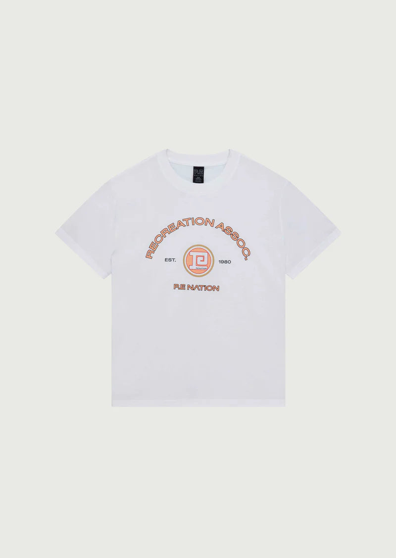 P.E Nation | Northward SS Tee - Optic White