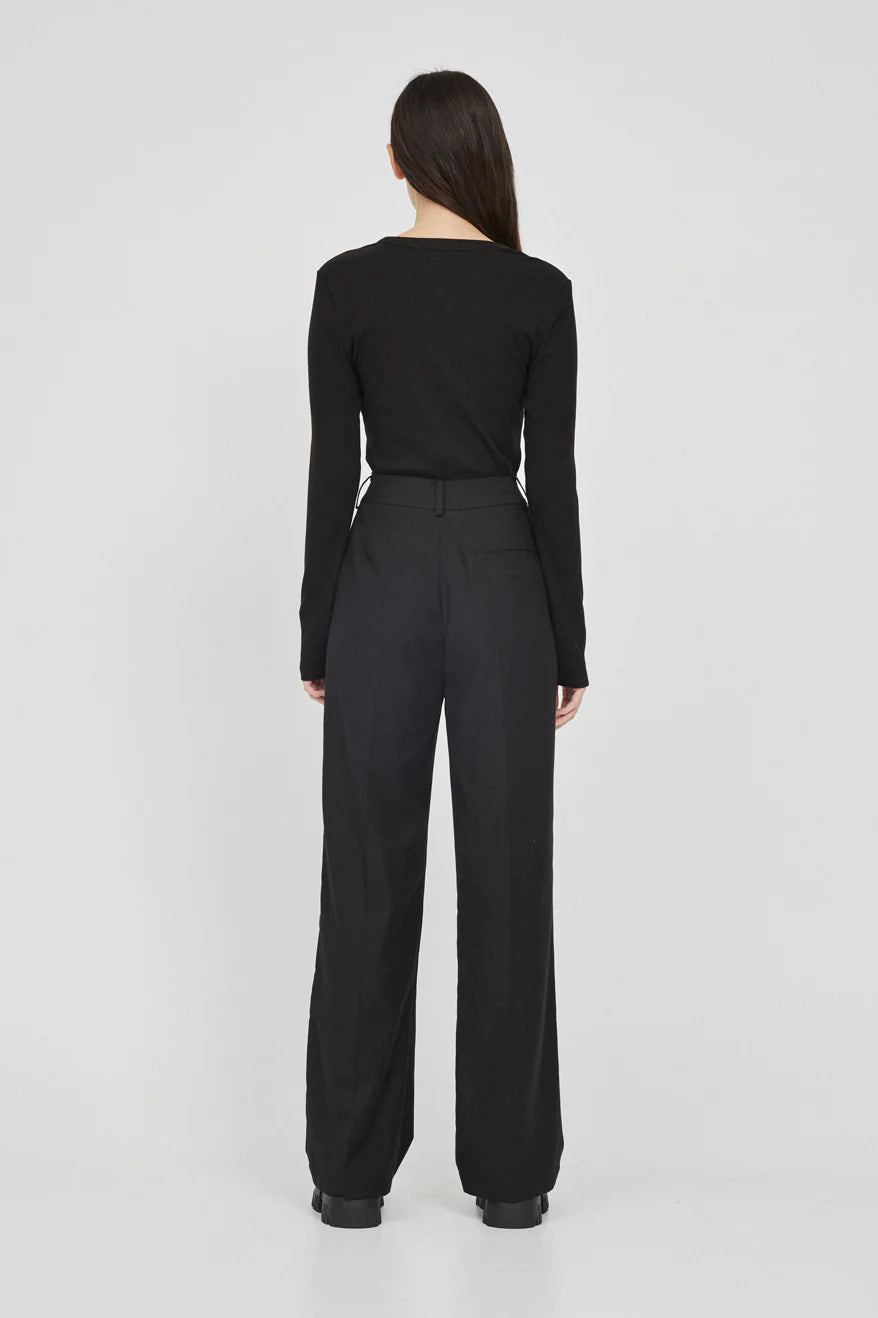 Friend Of Audrey | Banks Tailored Trouser - Black