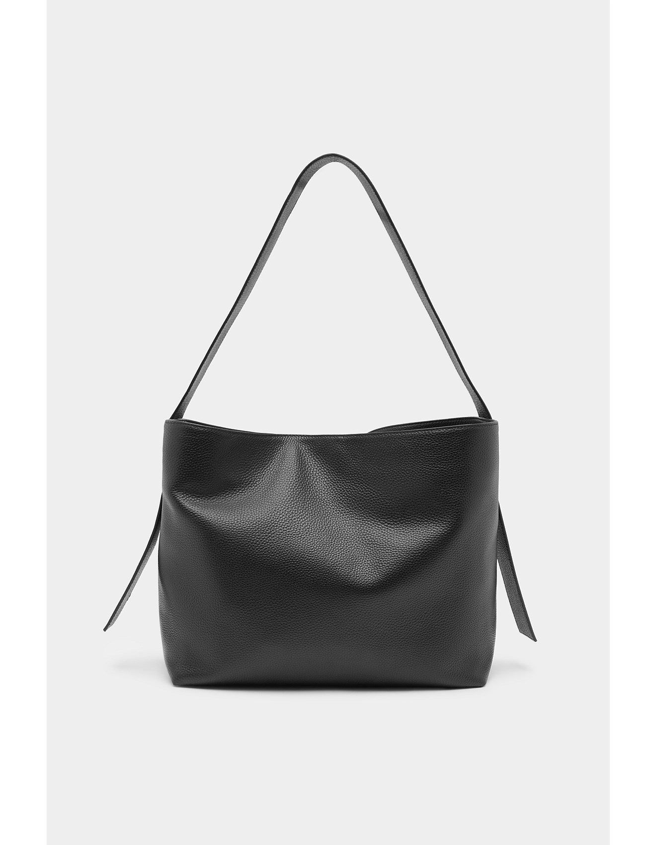 Assembly Label | Bridie Leather Shopper - Black