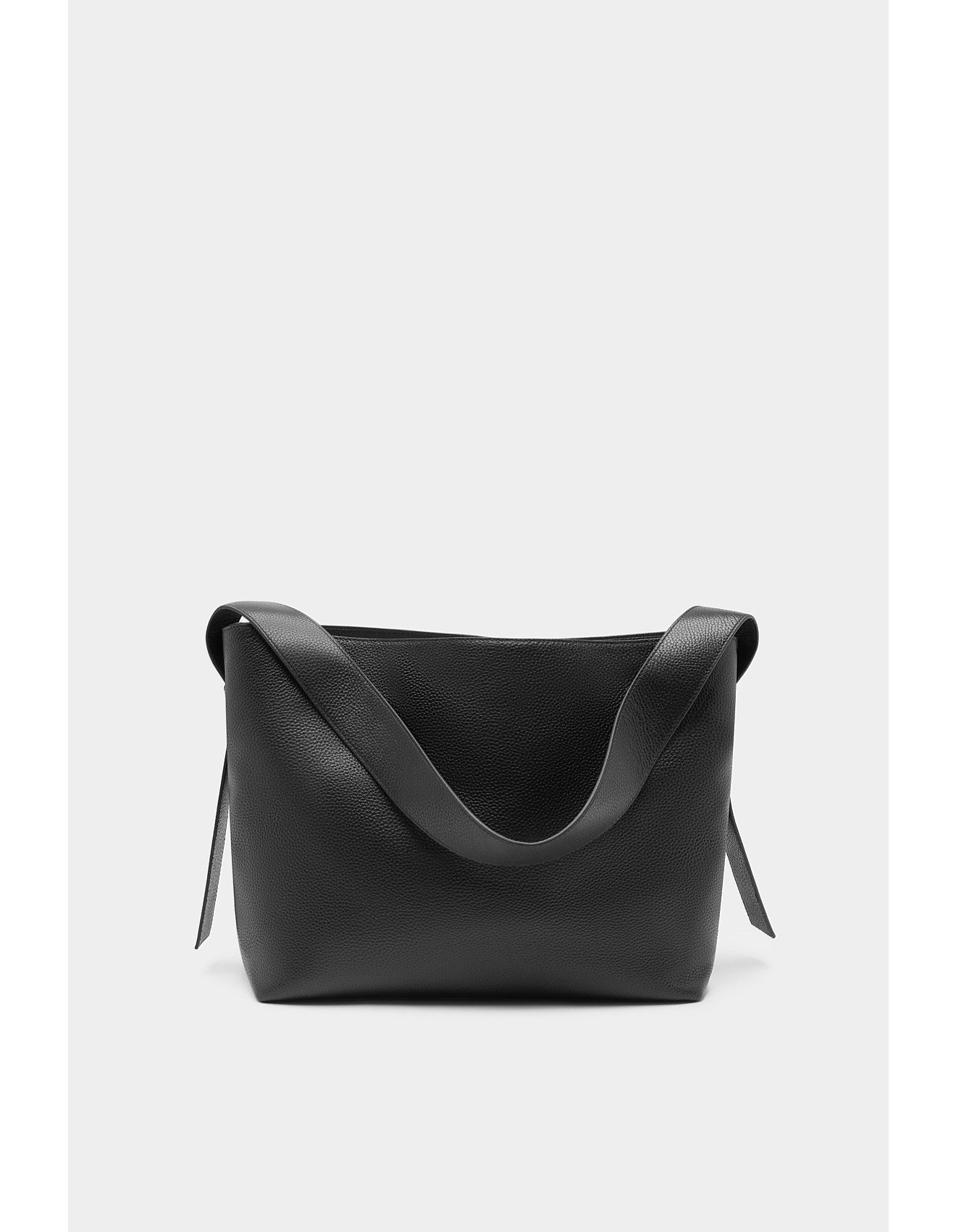 Assembly Label | Bridie Leather Shopper - Black