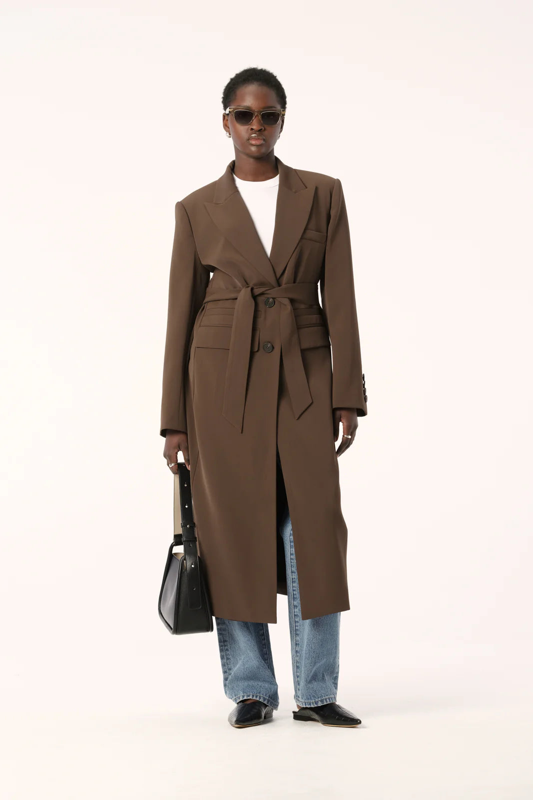 Elka Collective | Amaya Coat - Chocolate