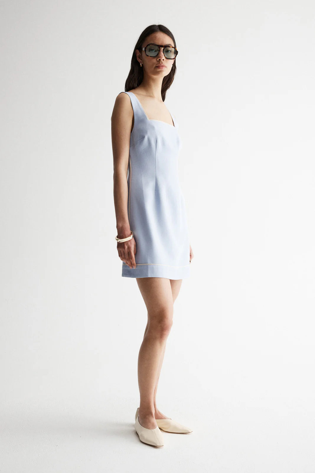 Elka Collective | Luccia Dress - Cornflower Blue