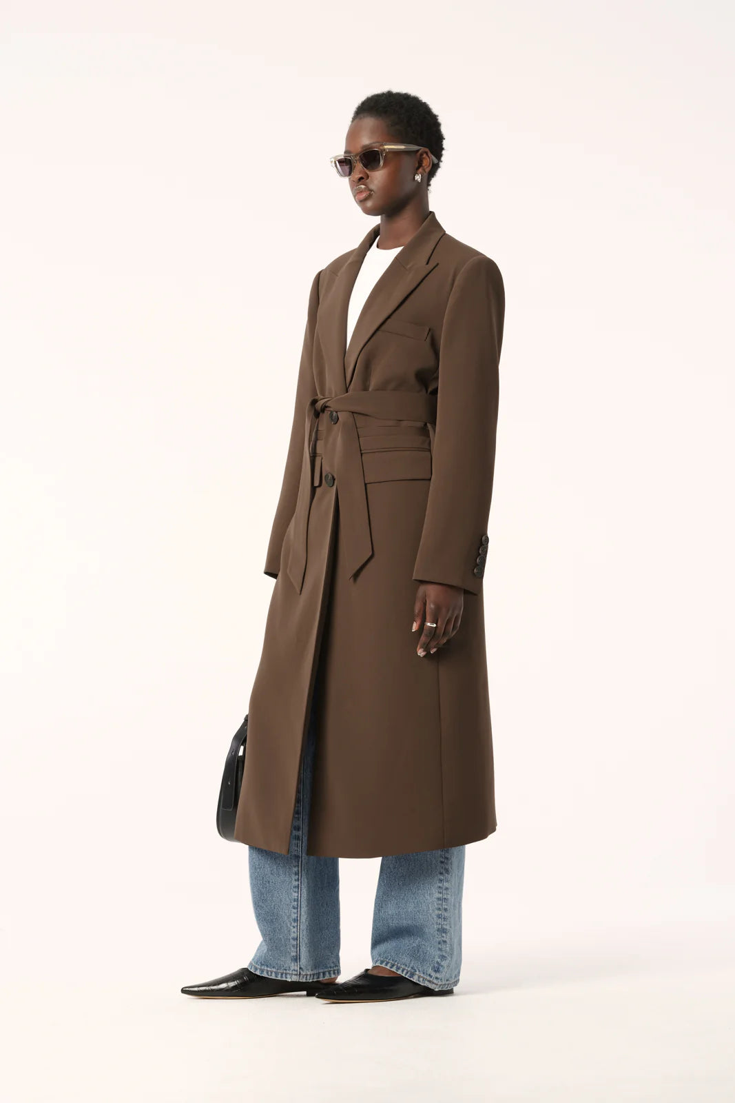 Elka Collective | Amaya Coat - Chocolate