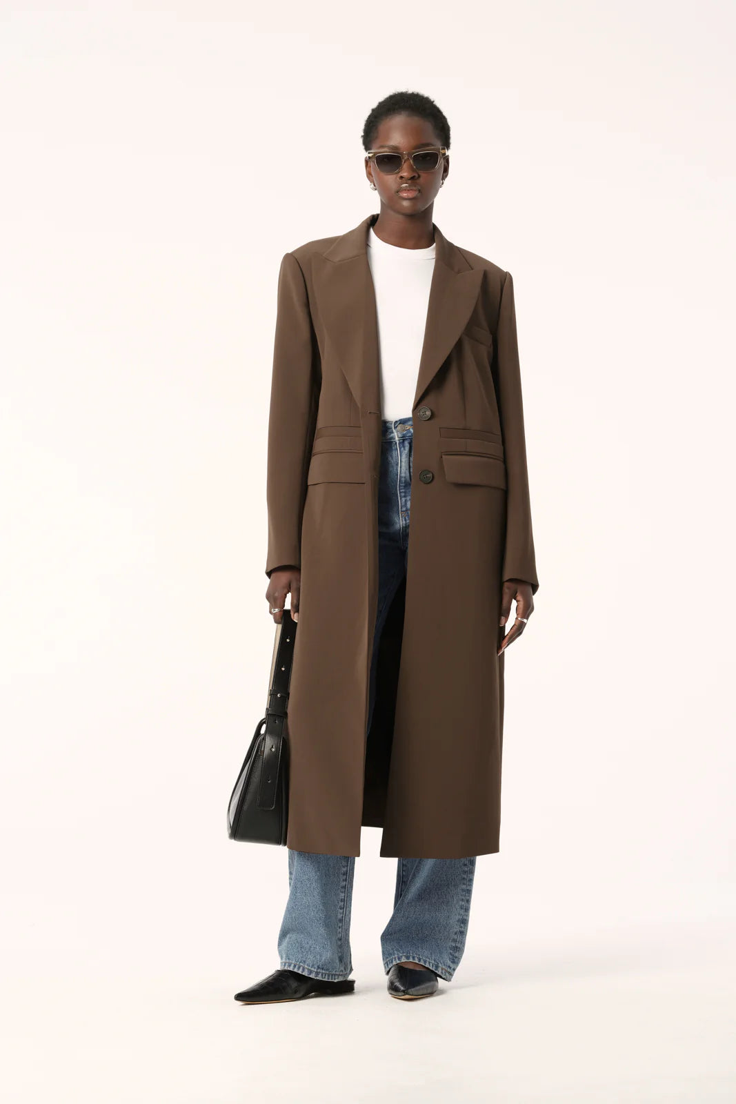 Elka Collective | Amaya Coat - Chocolate