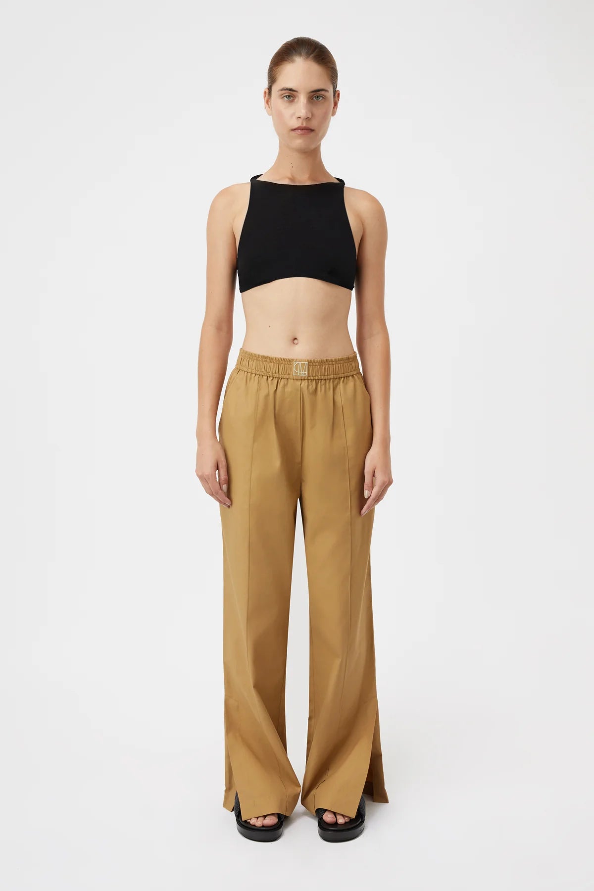 C&M | Raven Monogram Pant - Camel