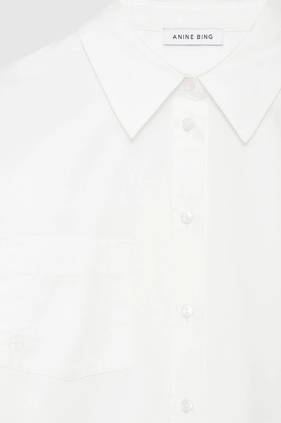 Anine Bing | Maxine Shirt - White