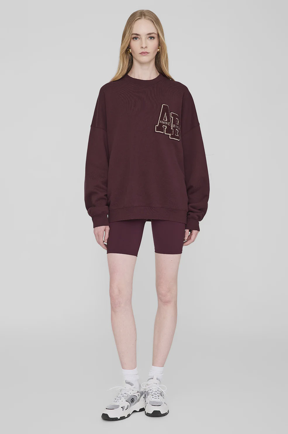 Anine Bing | Miles Letterman - Dark Burgundy