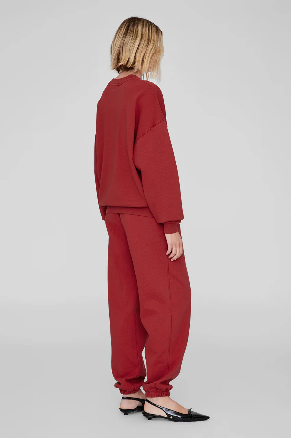 Anine Bing | Miles Sweatshirt - Washed Red