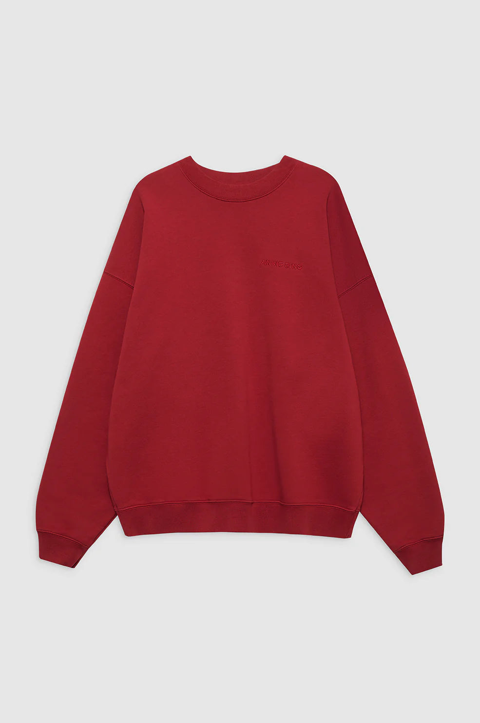 Anine Bing | Miles Sweatshirt - Washed Red