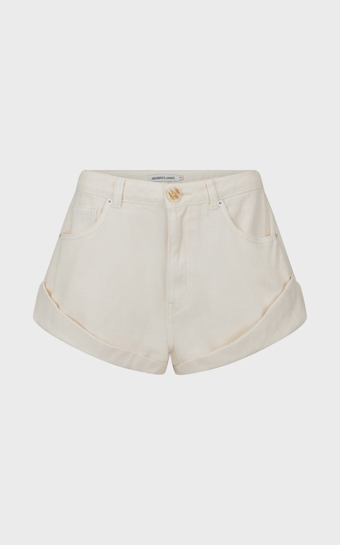 Araminta James | Goldie Denim Short - Cream