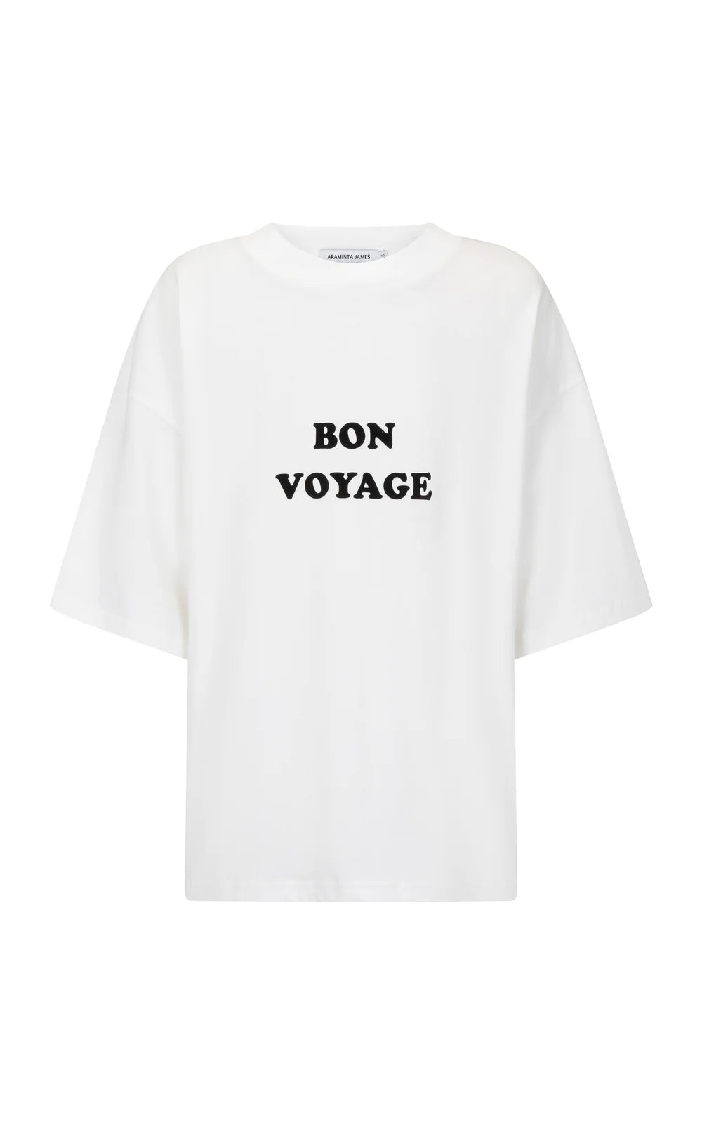 Araminta James | Bon Voyage Tee -  Snow