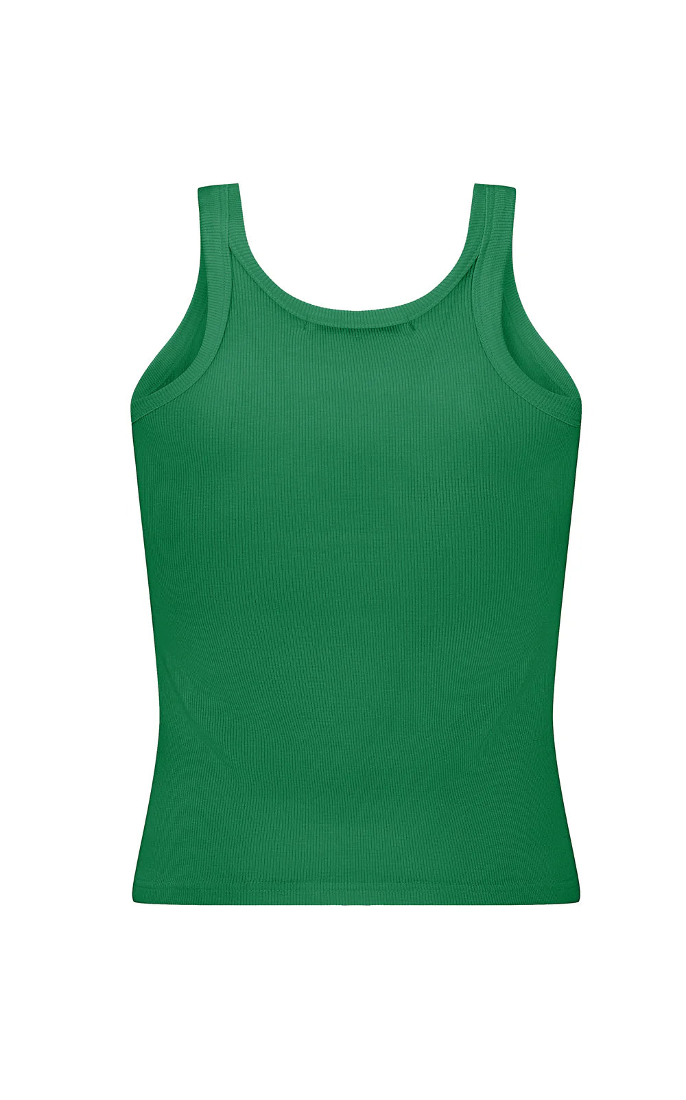 Araminta James | Monogram Tank - Deep Green