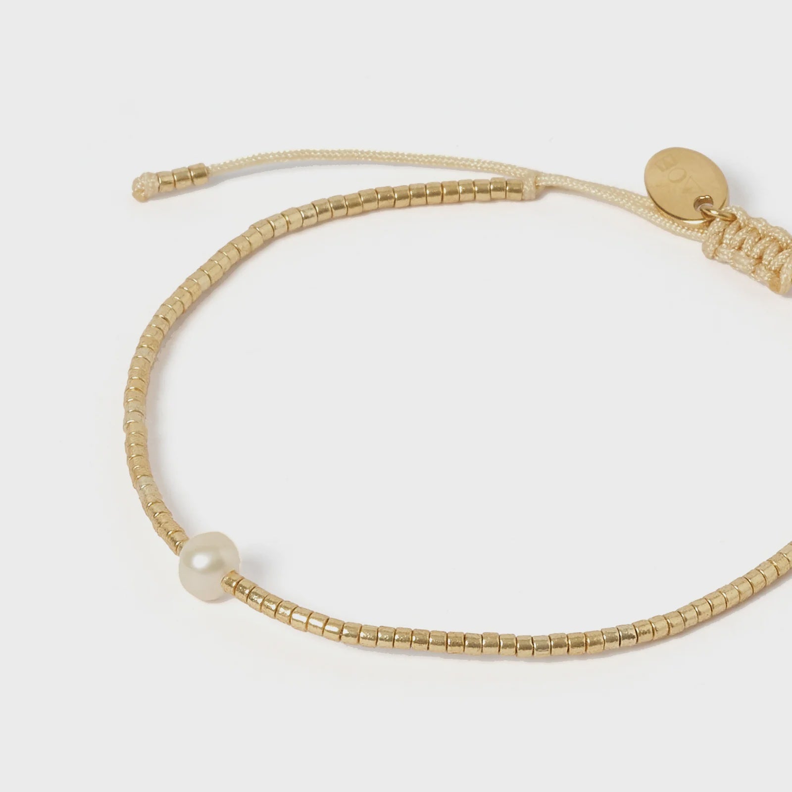 Arms Of Eve | River Gold & Pearl Bracelet