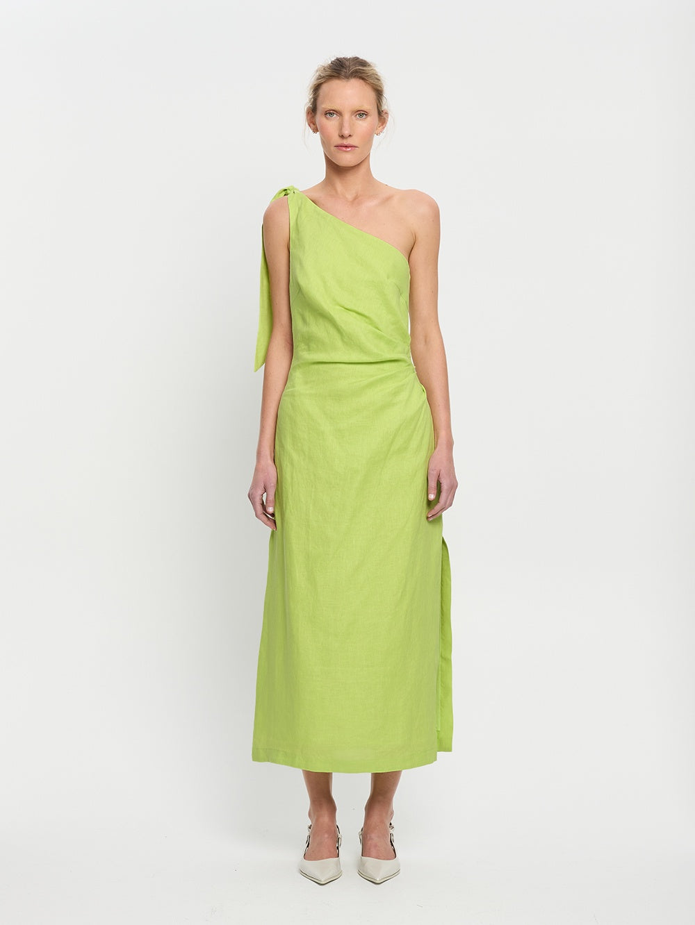 Kivari | Addison Midi Dress - Lime