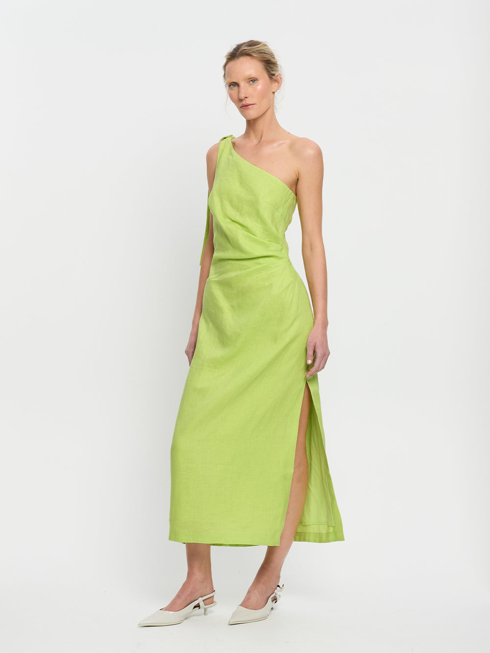 Kivari | Addison Midi Dress - Lime