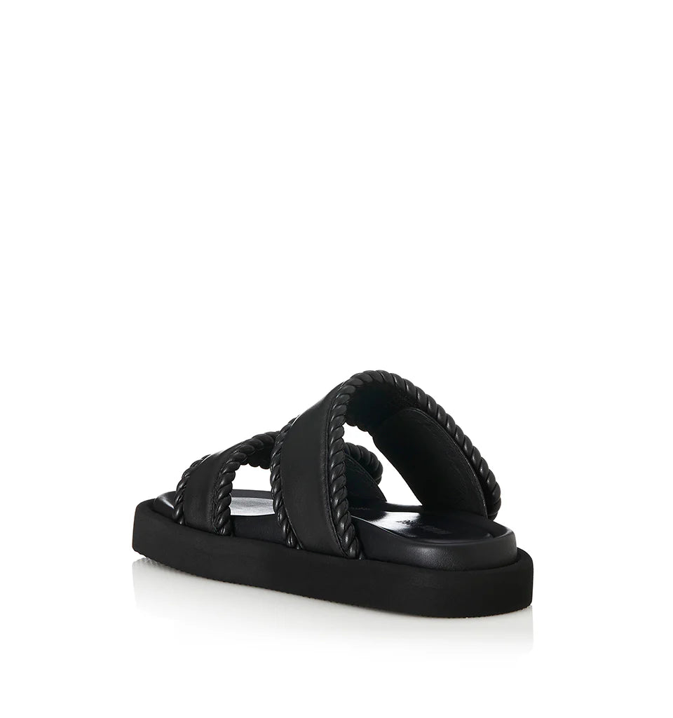 Alias Mae | Anika Sandals - Black Leather