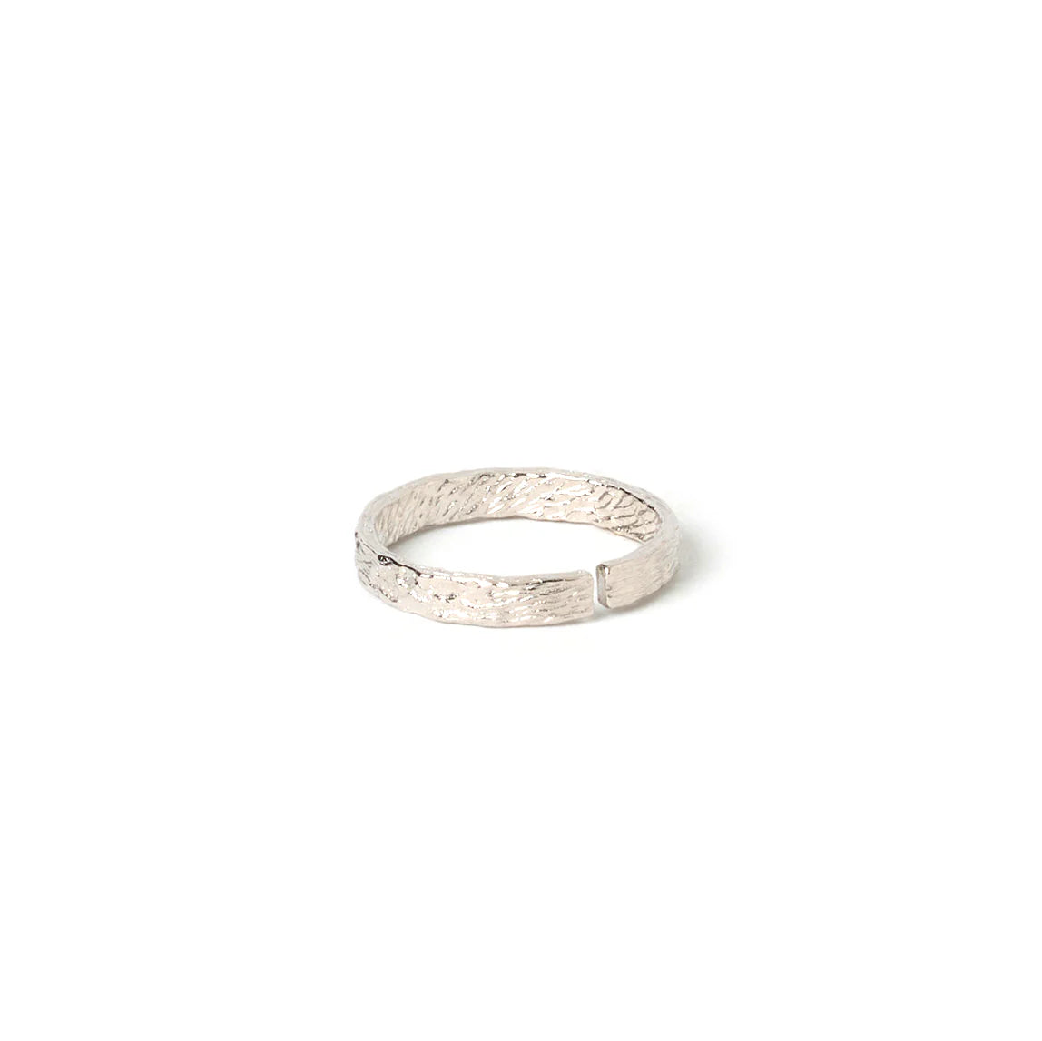 Arms Of Eve | Eros Silver Textured Ring - Small