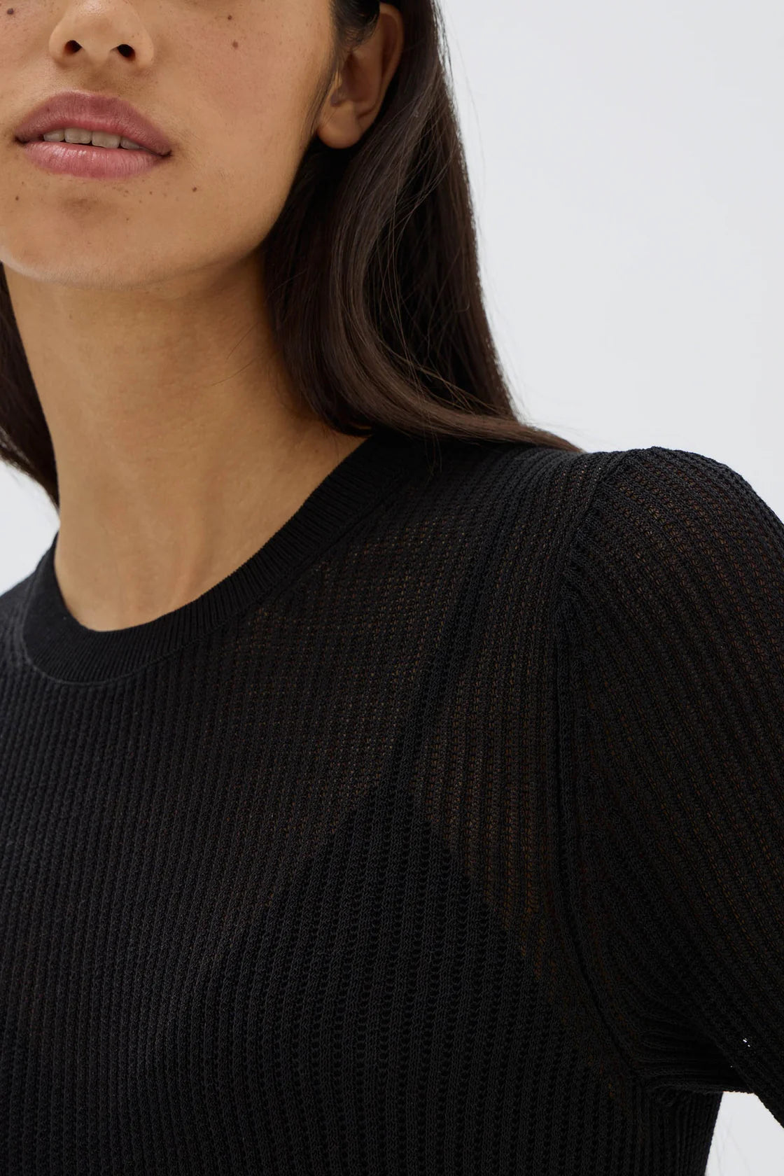 Assembly Label | Belle Knit Tee - Black