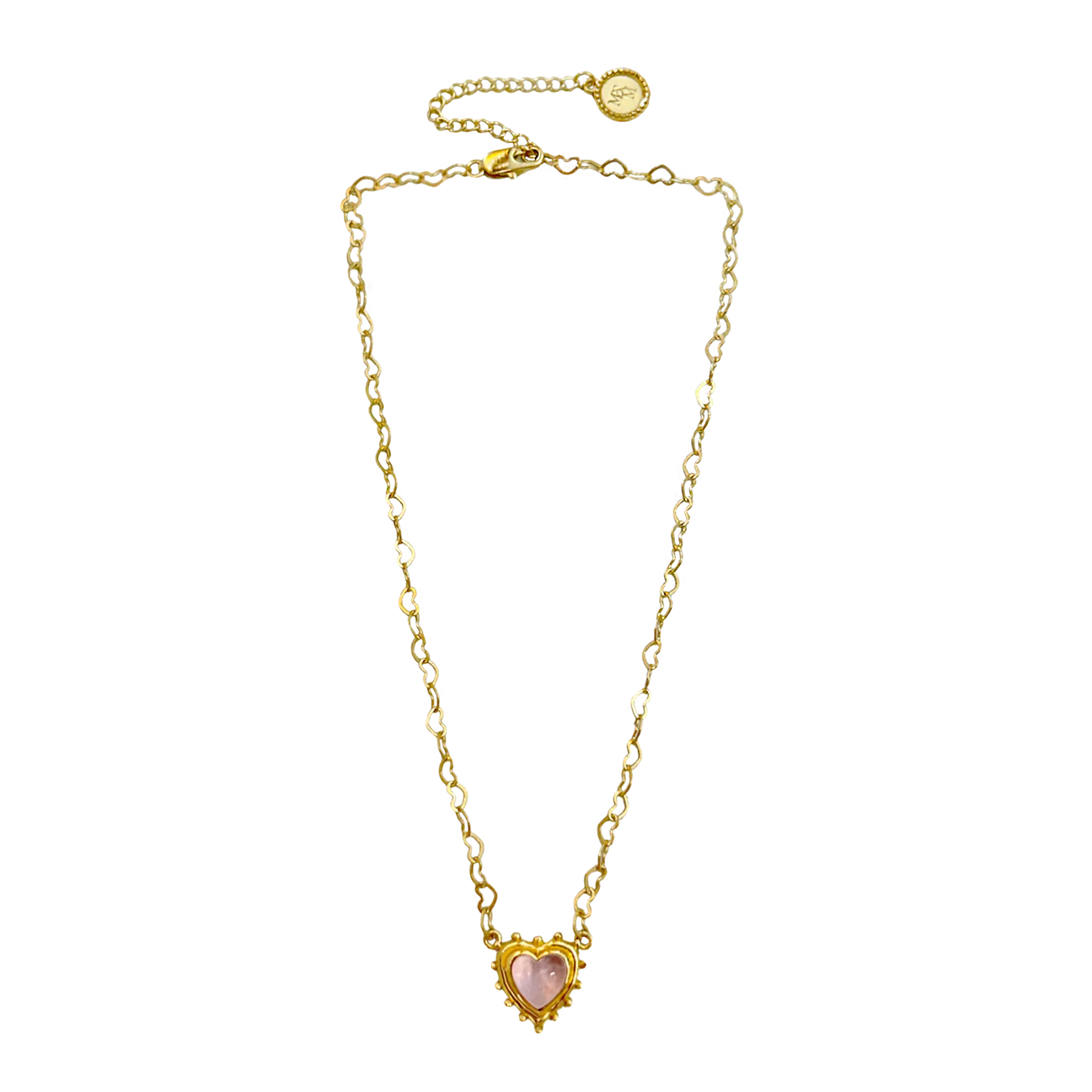 Mountain & Moon | Cindy Necklace - Gold & Pink