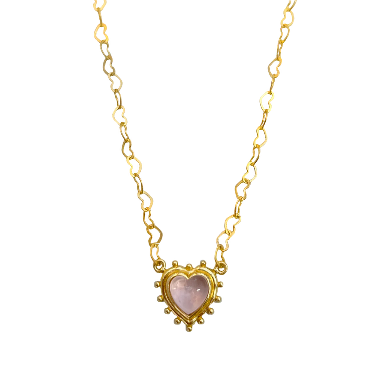 Mountain & Moon | Cindy Necklace - Gold & Pink