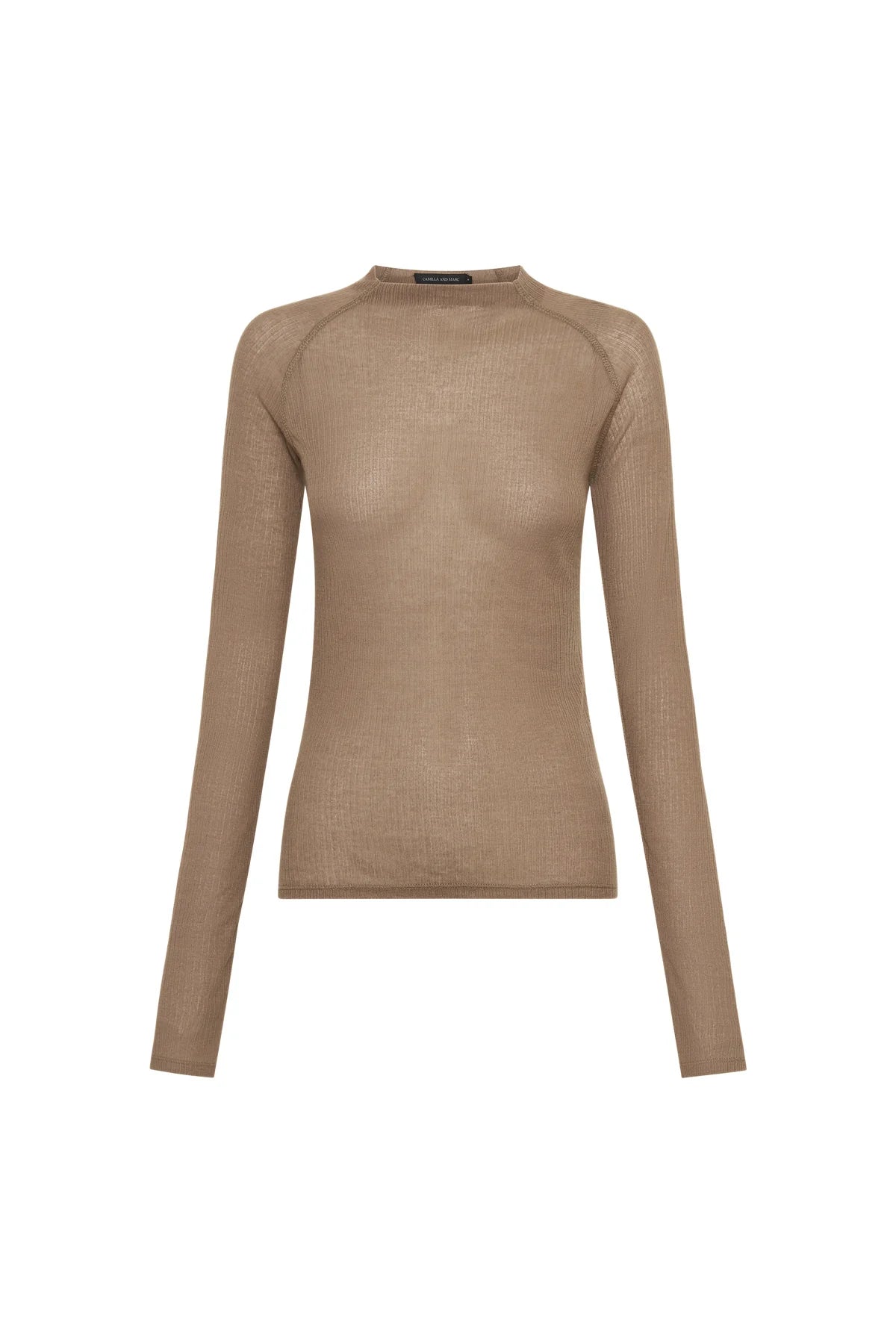 C&M | Griffin Long Sleeve Top - Taupe