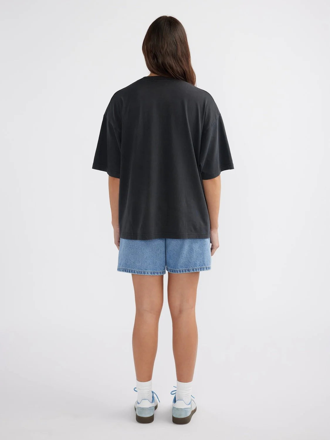 Ena Pelly | Blue Rose Tee - Vintage Black