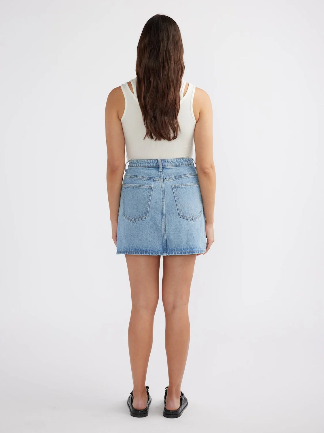 Ena Pelly | Reese Denim Mini Skirt