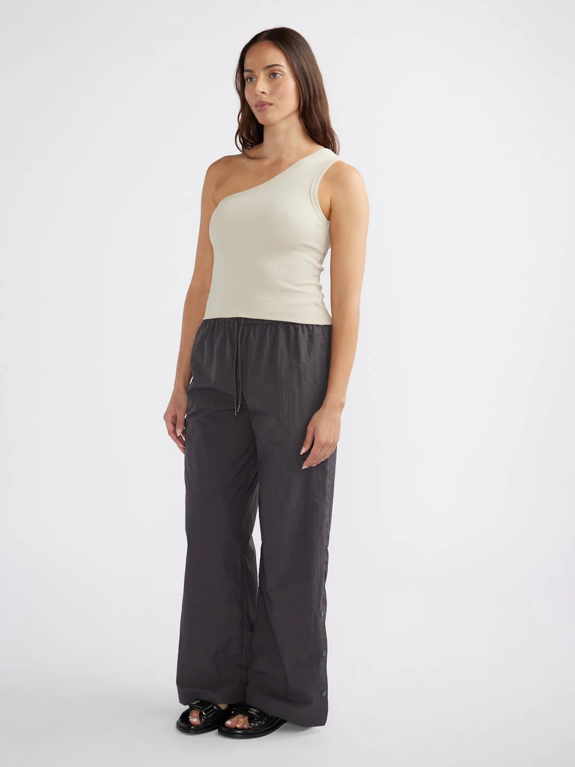 Ena Pelly | Korey Asymmetric Tank - Stone