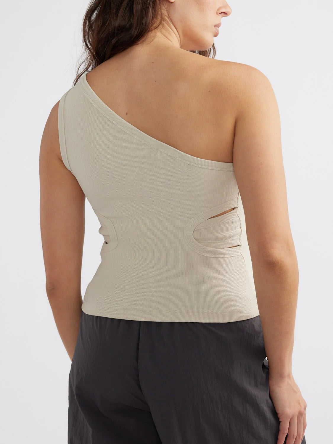 Ena Pelly | Korey Asymmetric Tank - Stone