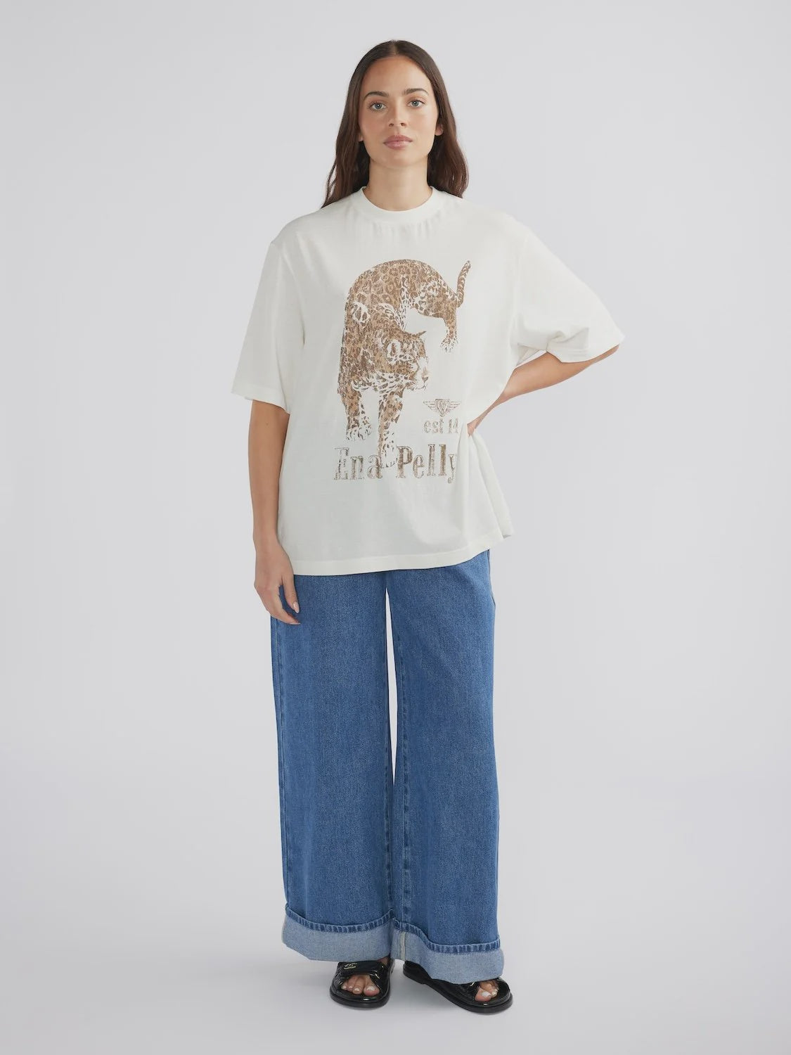 Ena Pelly | Jaguar Tee - Vintage White