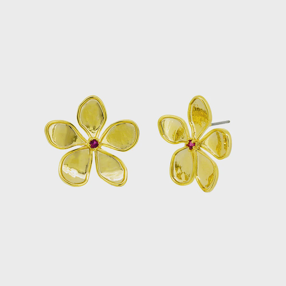 Jolie & Deen | Malibu Earrings  - Gold + Pink