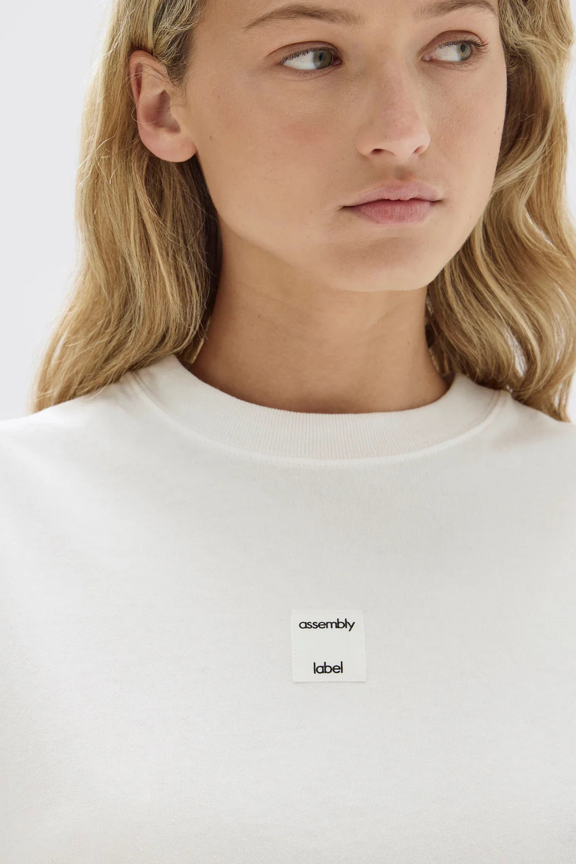 Assembly Label | Exhibit Patch Tee - Antique White