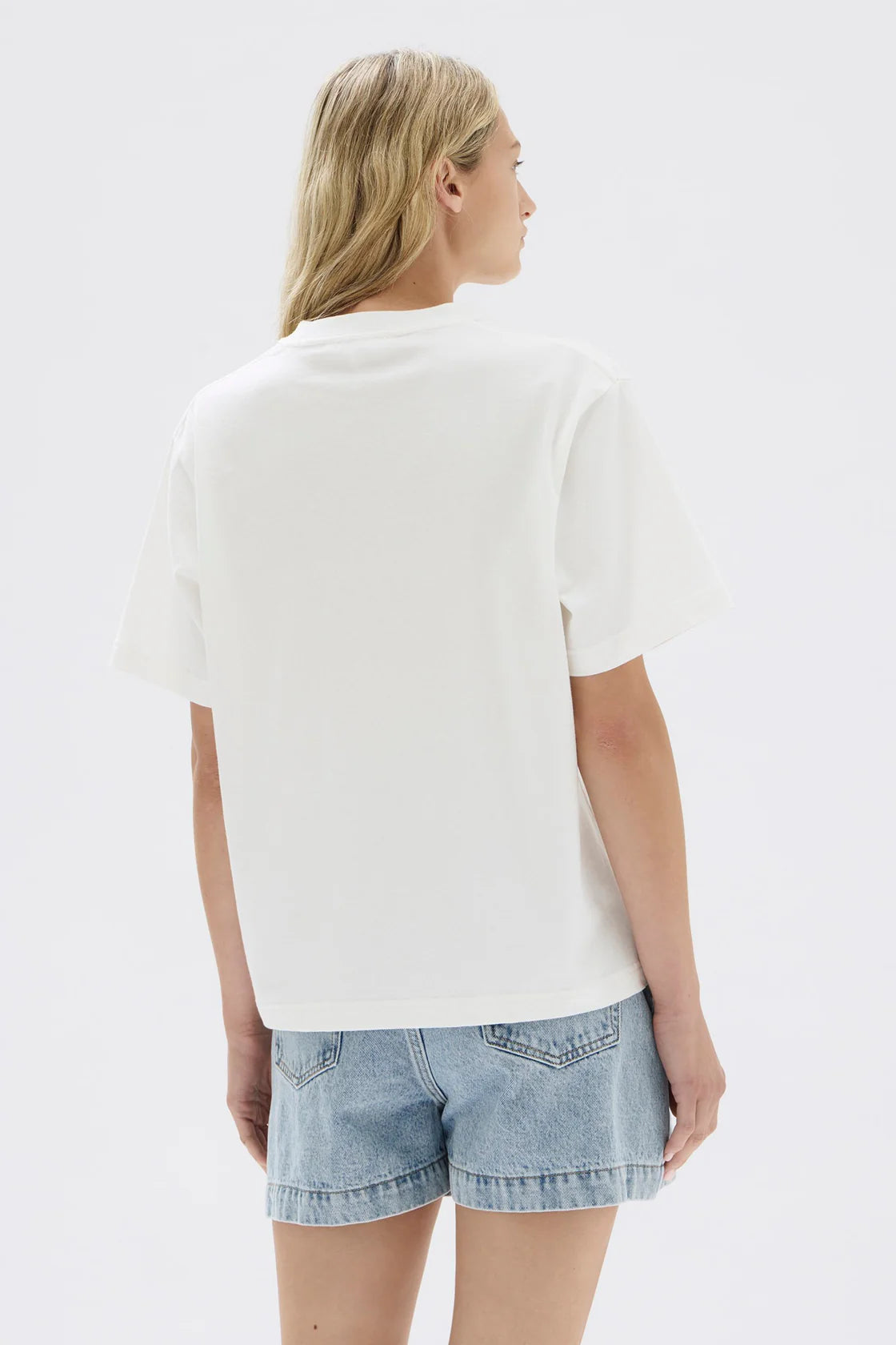 Assembly Label | Exhibit Patch Tee - Antique White