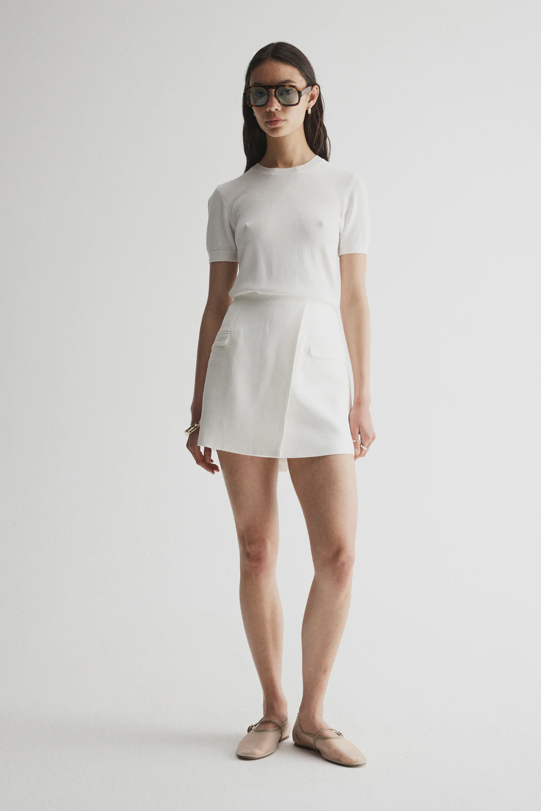 Elka Collective | Marais Skirt - White