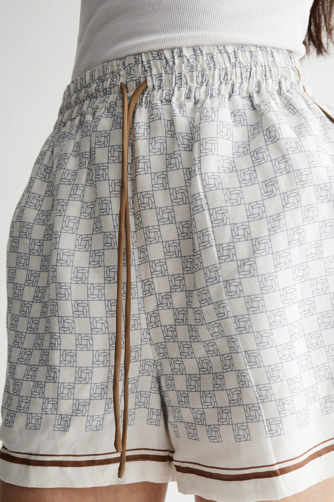 Elka Collective | Lumi Short - Monogram Print