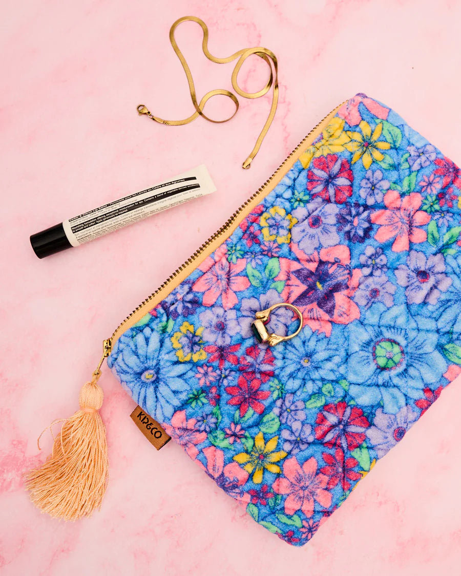 Kip & Co | Bunch Of Fun Velvet Cosmetics Purse