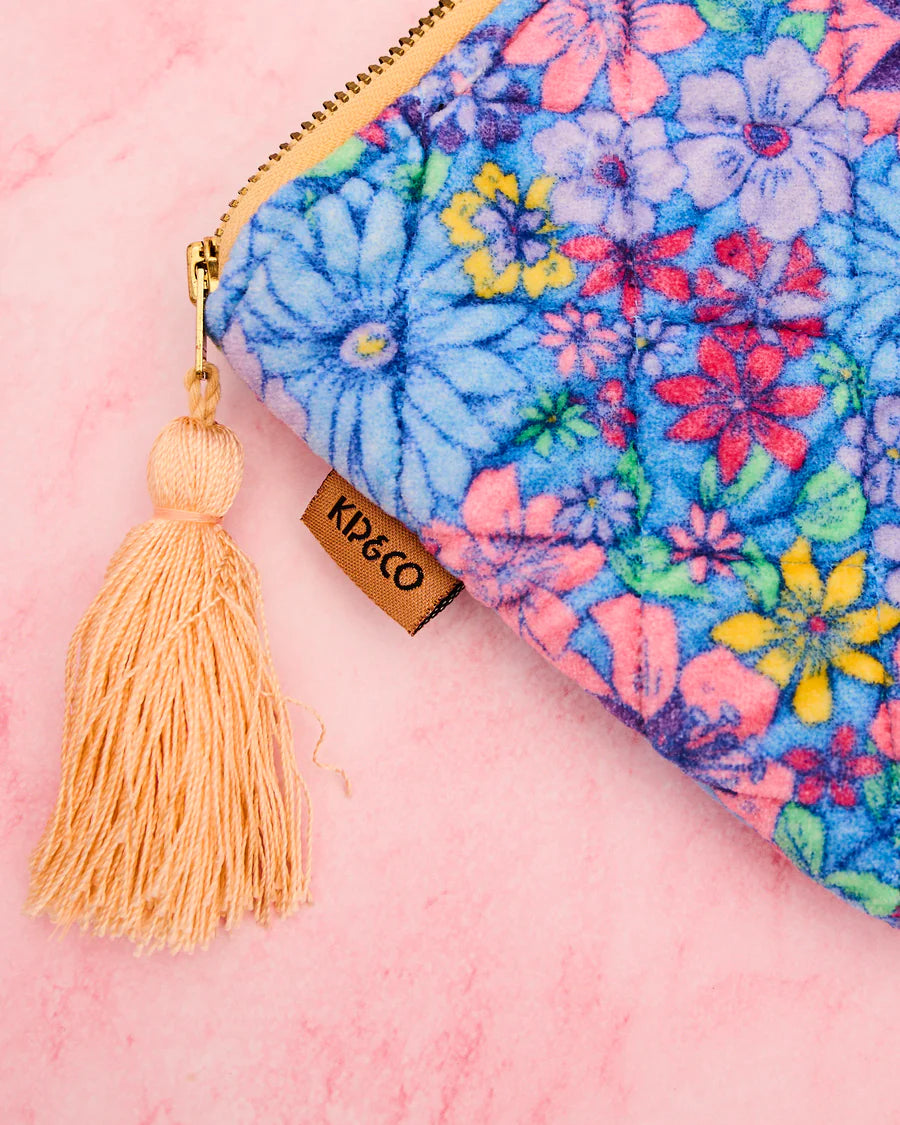 Kip & Co | Bunch Of Fun Velvet Cosmetics Purse