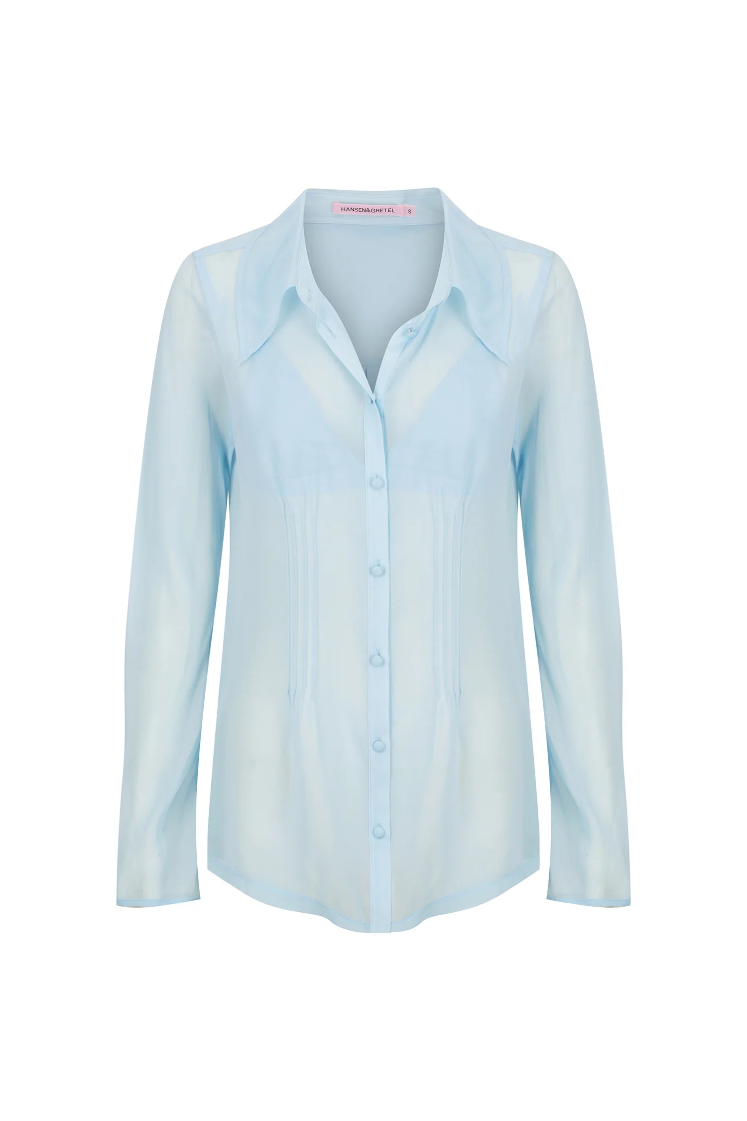 Hansen & Gretel | Maple Sheer Shirt - Cornflower