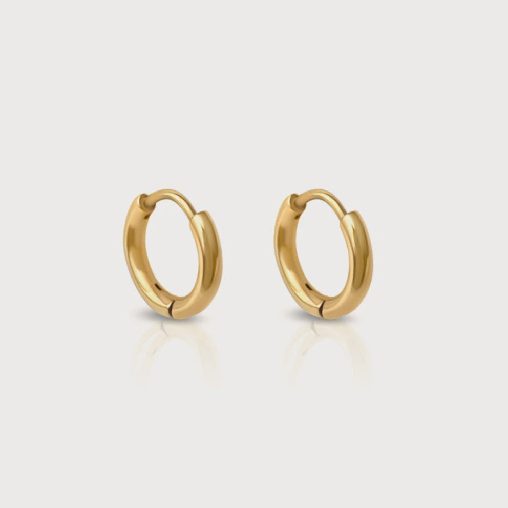 Ever Jewellery | Metro Sleeper Hoop Earrings - 8mm