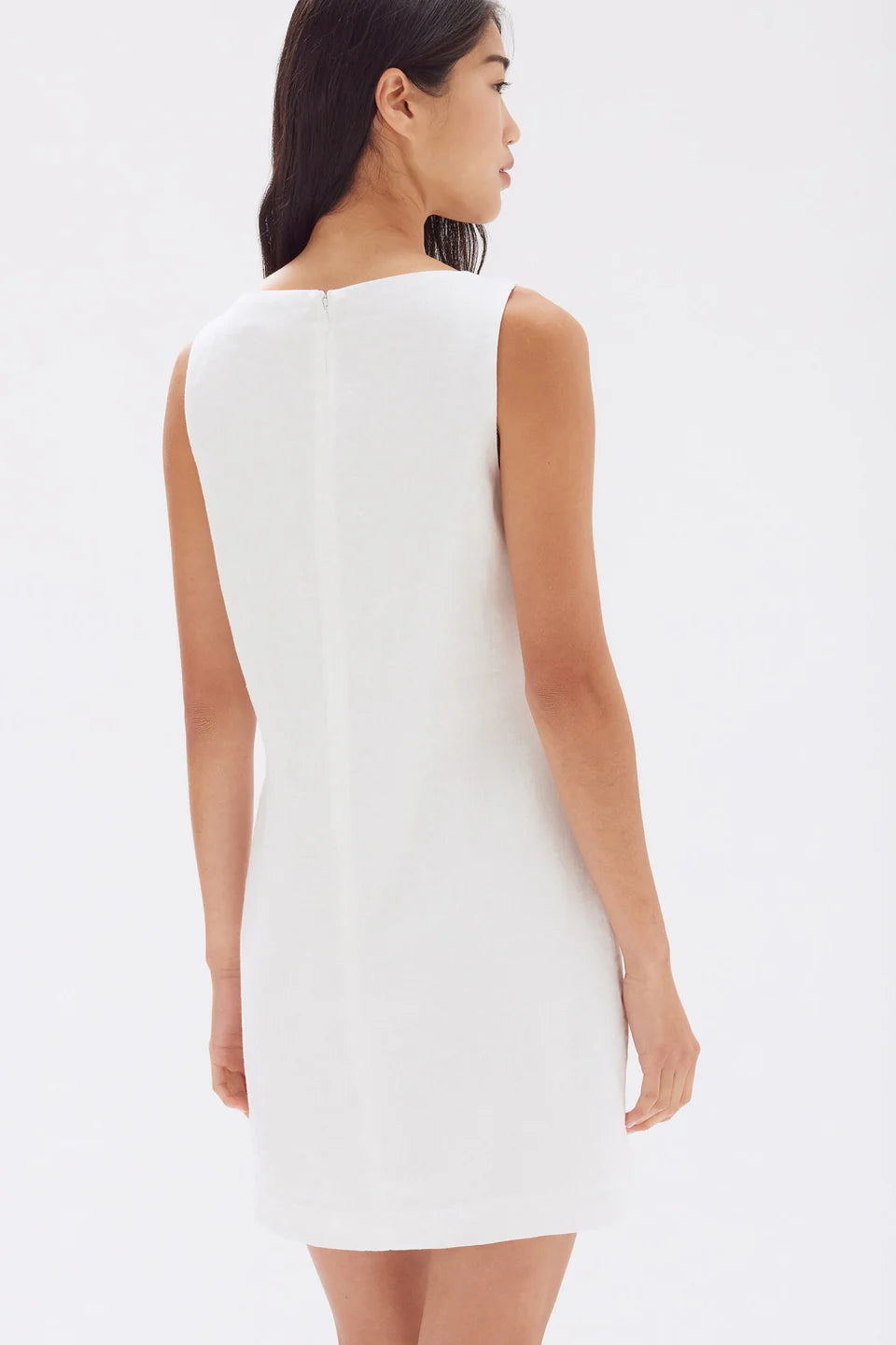 Assembly Label | Nadine Linen Mini Dress - White