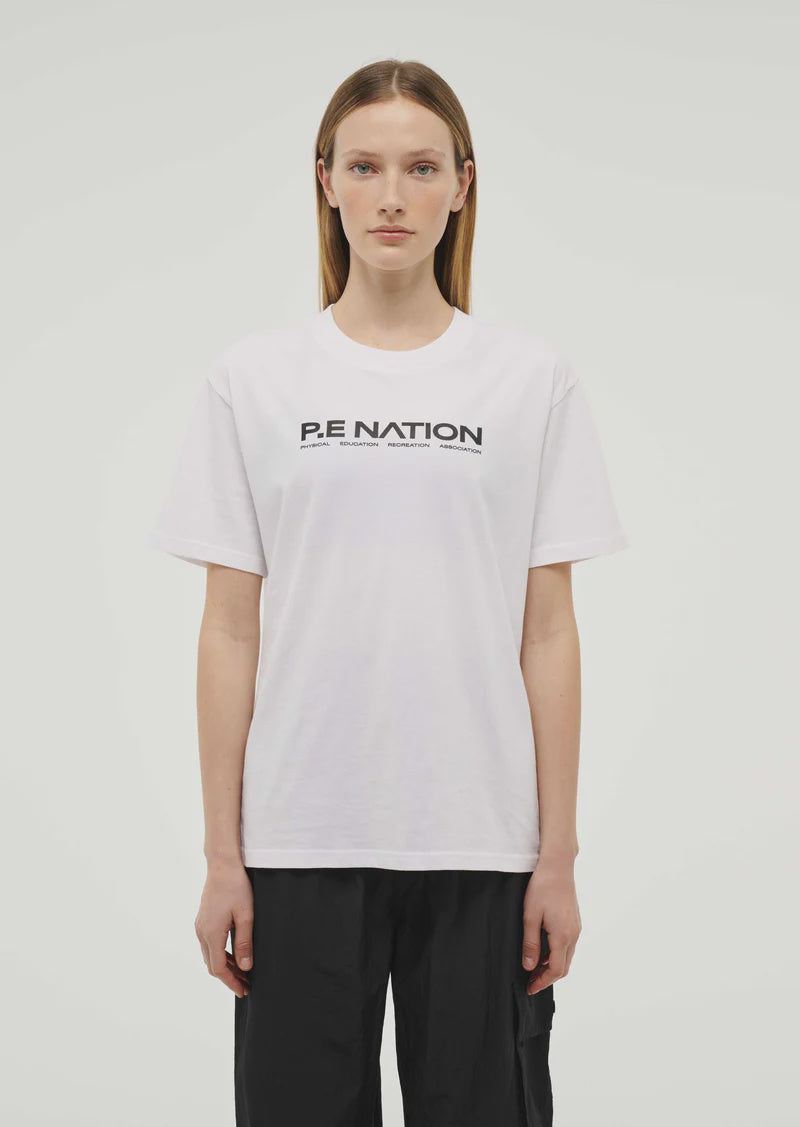 P.E Nation | Aero Short Sleeve Tee - Optic White