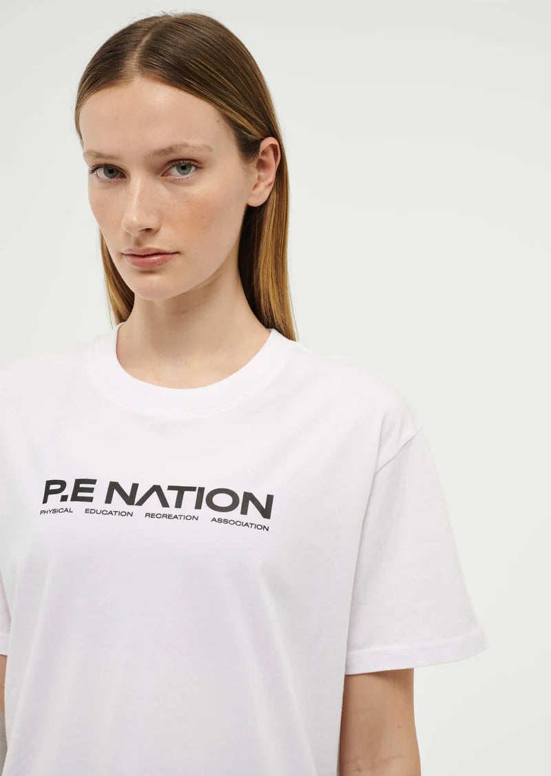 P.E Nation | Aero Short Sleeve Tee - Optic White