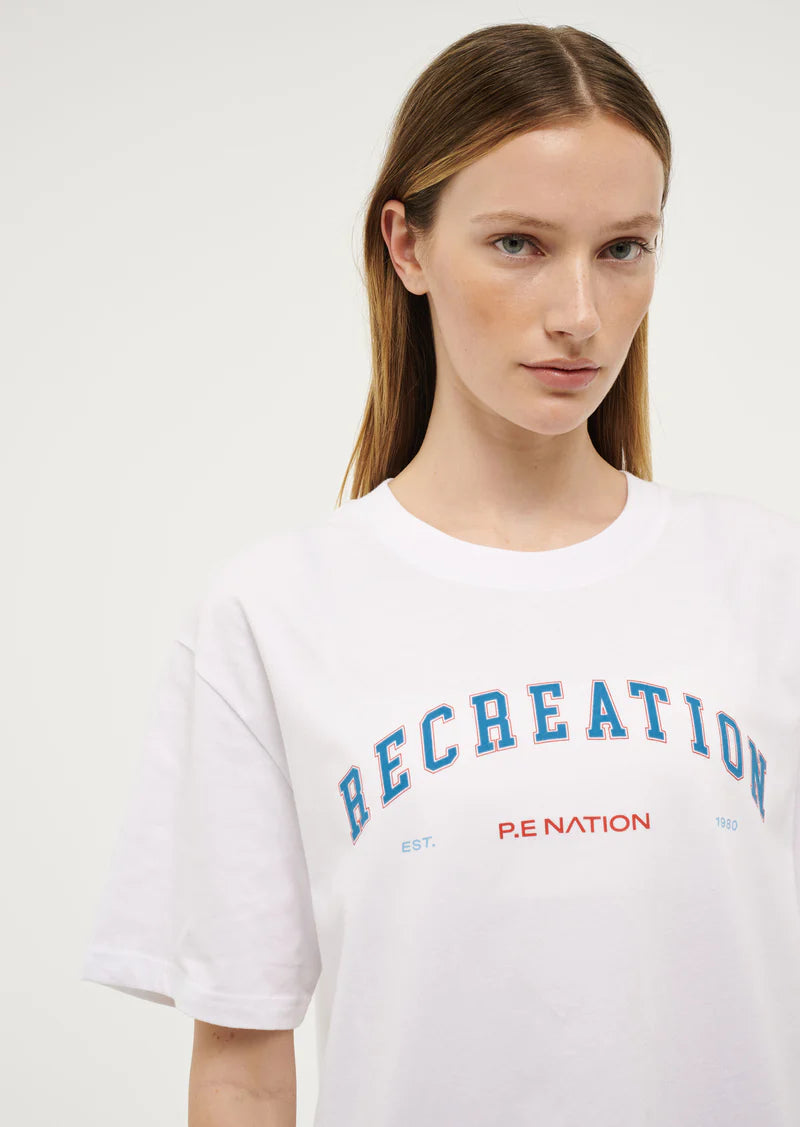 P.E Nation | Heyward SS Tee - Optic White