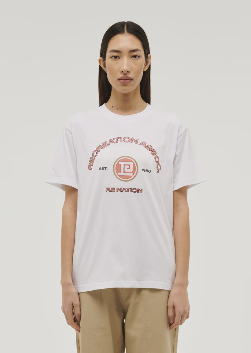 P.E Nation | Northward SS Tee - Optic White