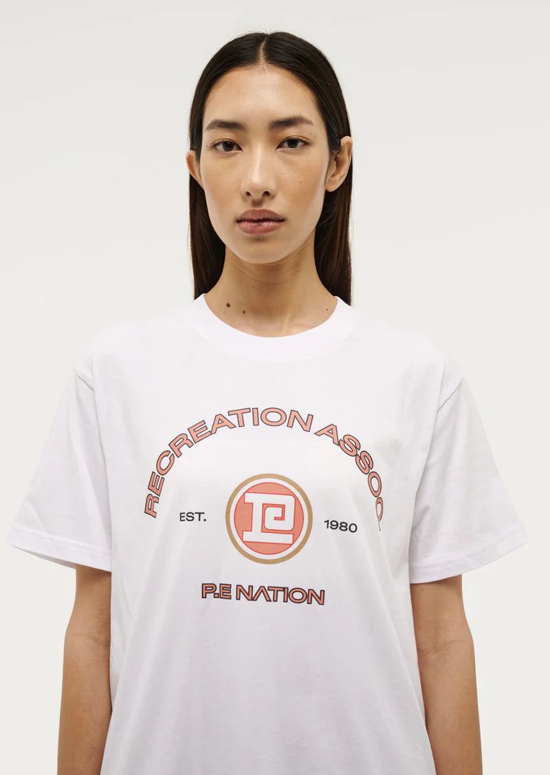 P.E Nation | Northward SS Tee - Optic White