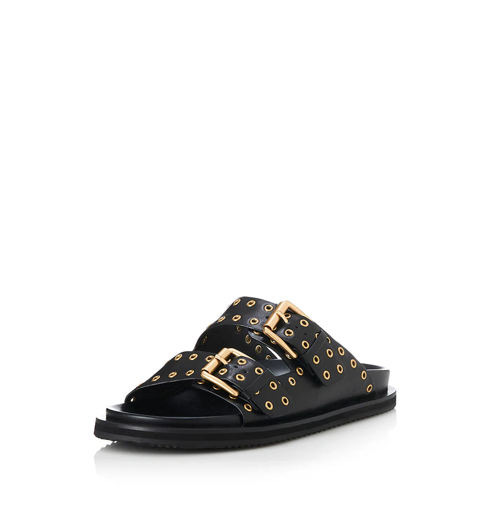 Alias Mae | Patsy Sandals - Black Leather